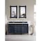 James Martin Vanities Brittany 60in Double Vanity, Victory Blue w/ 3 CM Eternal Marfil Quartz Top 650-V60D-VBL-3EMR - alternate 4